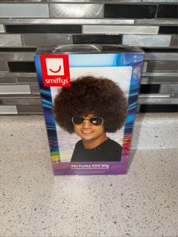 Halloween Smiffys Adult Unisex 60's and 70's Funky Afro Wig