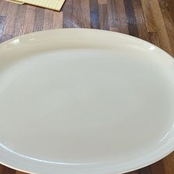 The Cellar Whiteware Oval Platter 17.5-18in