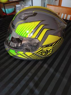 HJC CL-17 Full Face Helmet – 2XL – Bright Graphics – DOT Certified – Ships or Local Pickup