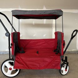 Stroller Wagon For 1 - 2 Kids With Canopy