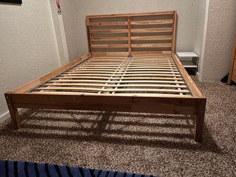 Full Bed Frame - IKEA Tarva - Solid Pine Wood