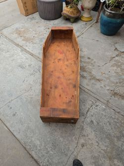 Handmade Wooden Coffin Box