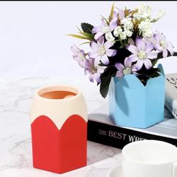 1pc Cute Plastic Pencil Holder