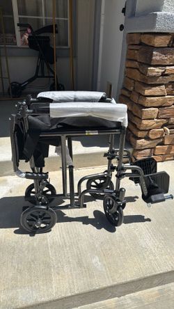 Medical transfer chair/wheelchair patient caregiver. For disabled handicapped injured. Brand new.