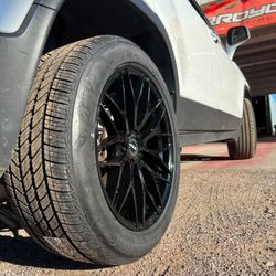 18x8 Versus Rines Y Llantas 235/50/18 Bridgestone HT