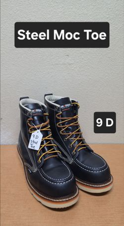 Duradero Work Boots sz9 D STEEL MOC TOE