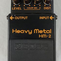 Boss HM-2 Heavy Metal Pedal (Japan 1984)