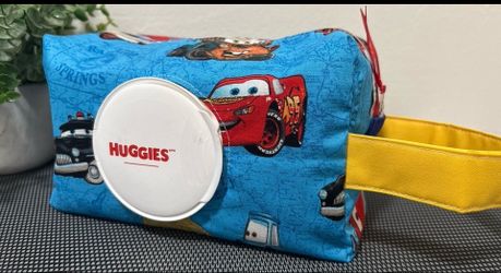 New, Cars Diaper Pull-Ups Wipes Pouch Cos metic Toiletry Pouch you decide