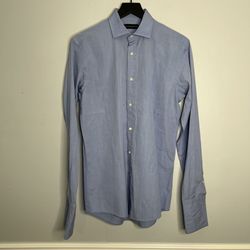 Ralph Lauren Black Label Long Sleeve Button Down Shirt Mens Sz 15 Blue