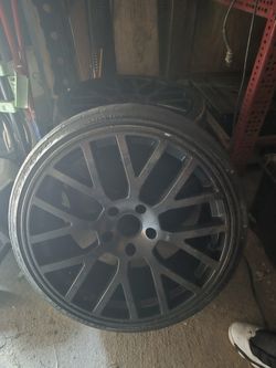 4 Racing Rims 20s With good Tires