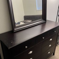 7 Drawer Bedroom Dresser With Mirror
