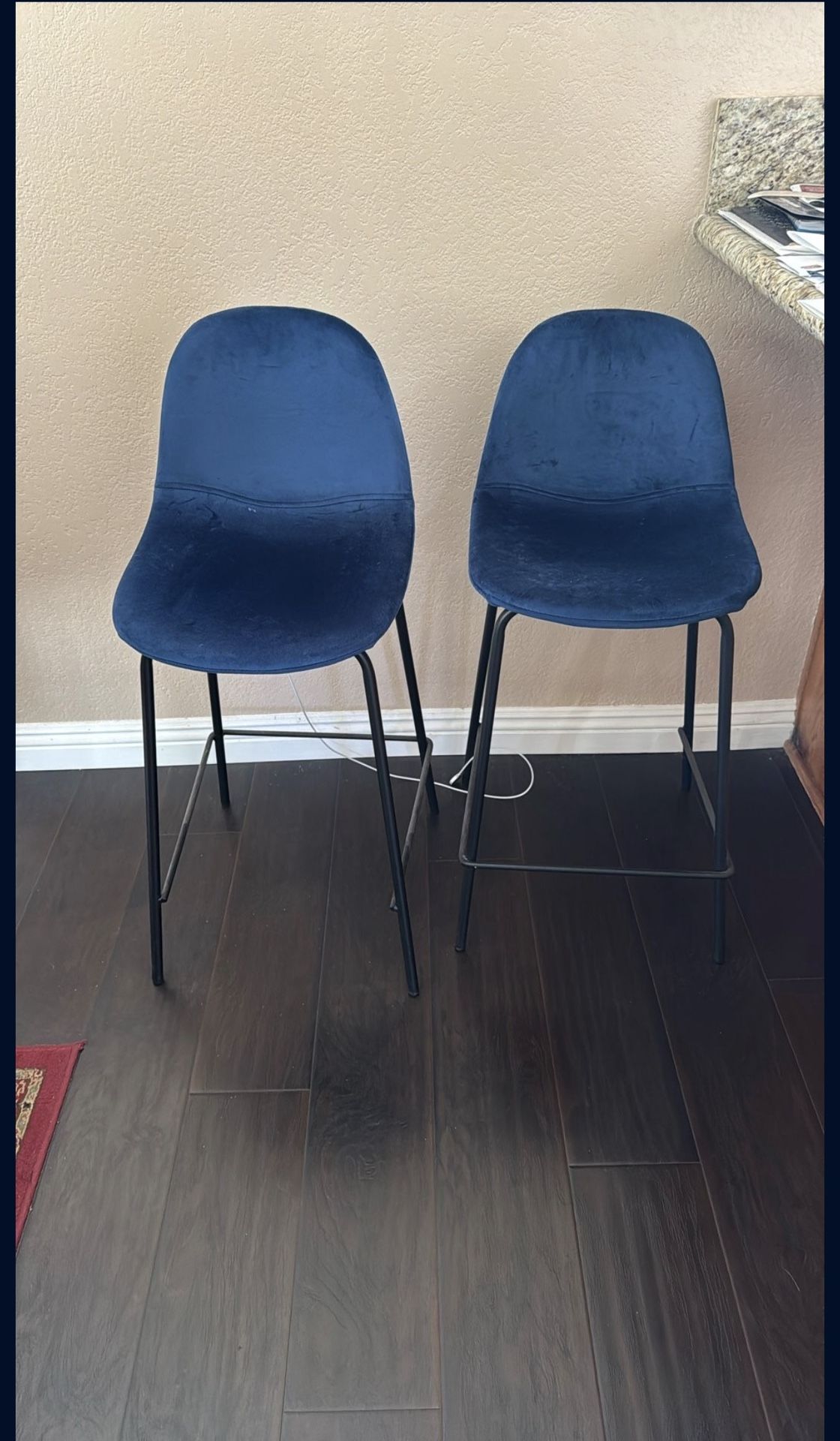 Two Stools Blue And Really Nice