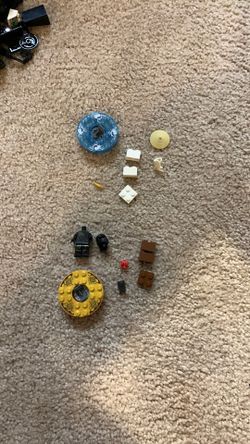Ninjago spinner pack w/ Cole dx and sensei Wu