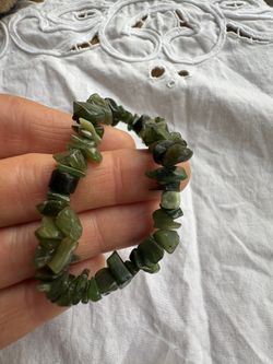 Nephrite Jade Nugget Stretch Bracelets 7 Available