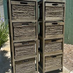 Cabinets with Drawers. $45 for both or $25 for one. 