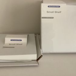 Container Store Floating Wall Shelves (6)