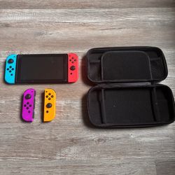 Nintendo Switch With Extra Controllers 