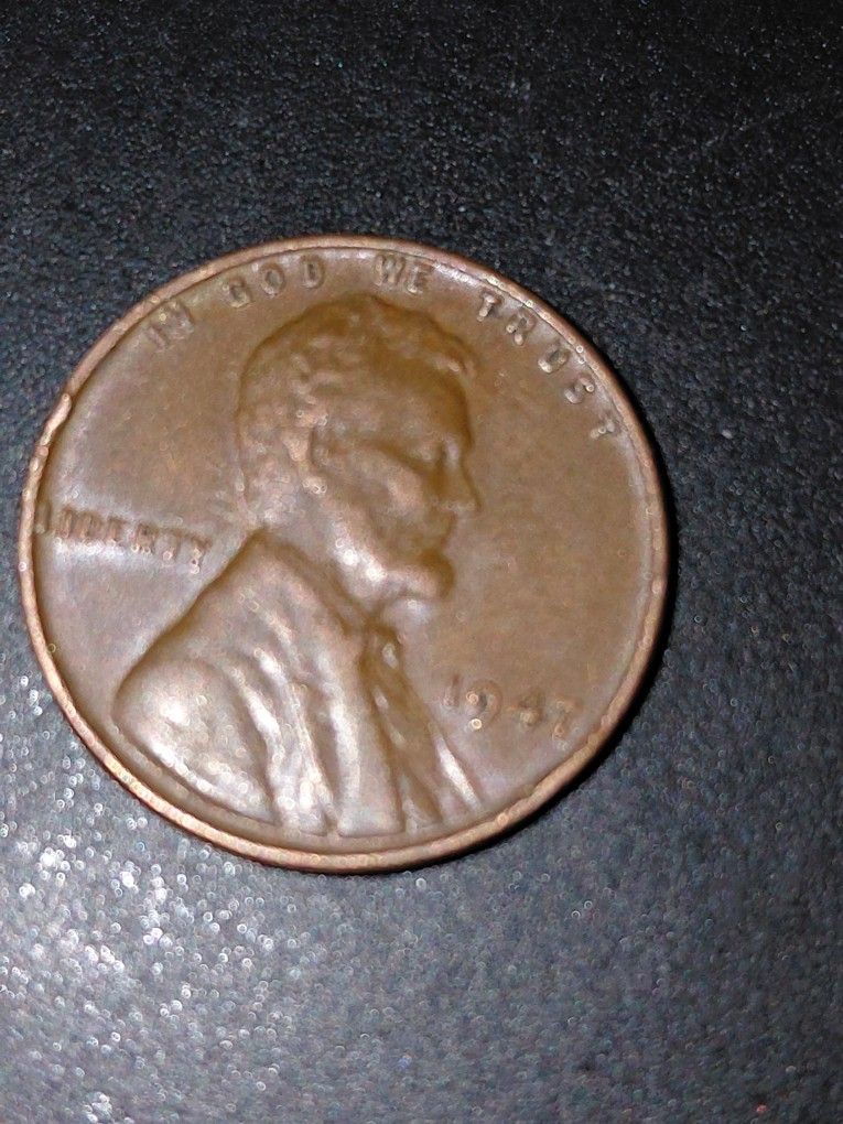 1947 No Mint Mark Wheat Penny Error Rare
