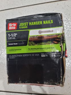 Grip Rite Joist Hanger Nails 1-1/2 inch 9 Gauge approx 3-4 pounds