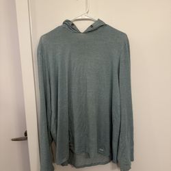 Comfortable Athletic Light Green Hoodie 