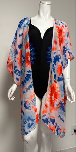 Tie-Dye Kimono Cover-Up