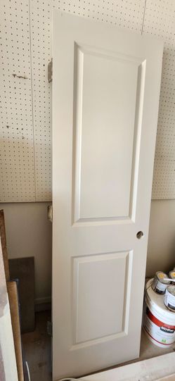Closet panel square top interior door "Carrara" Design