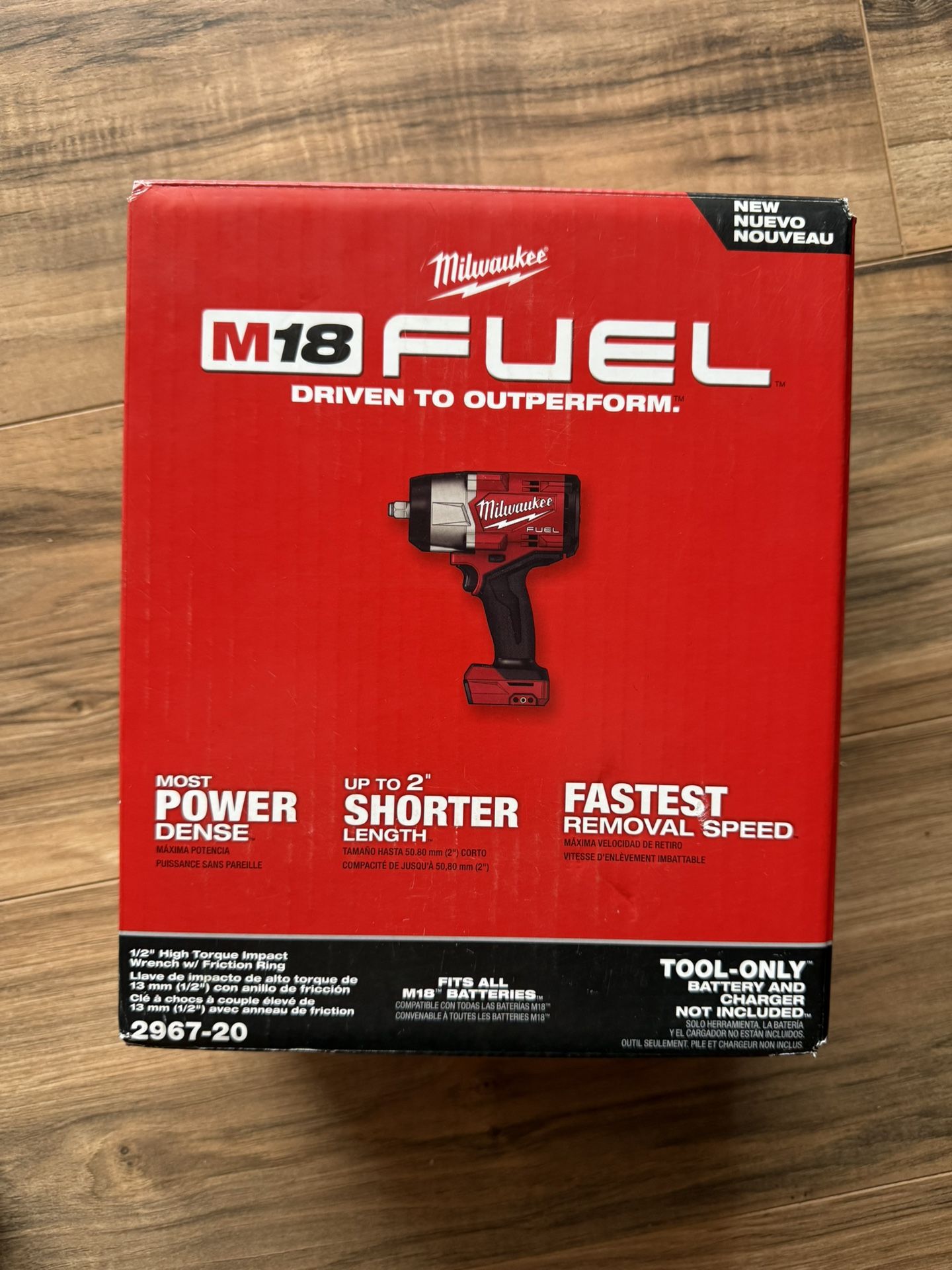 Milwaukee 1200lbs 1/2 Impact Tool Only