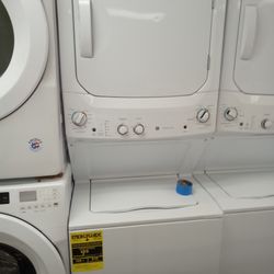 GE Stackable 27" Washer And Dryer Electric 