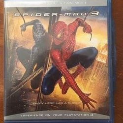 Marvel Spider-Man 3 Blu-ray $10