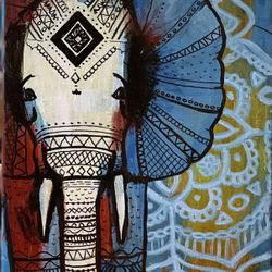 Elephant Painting  