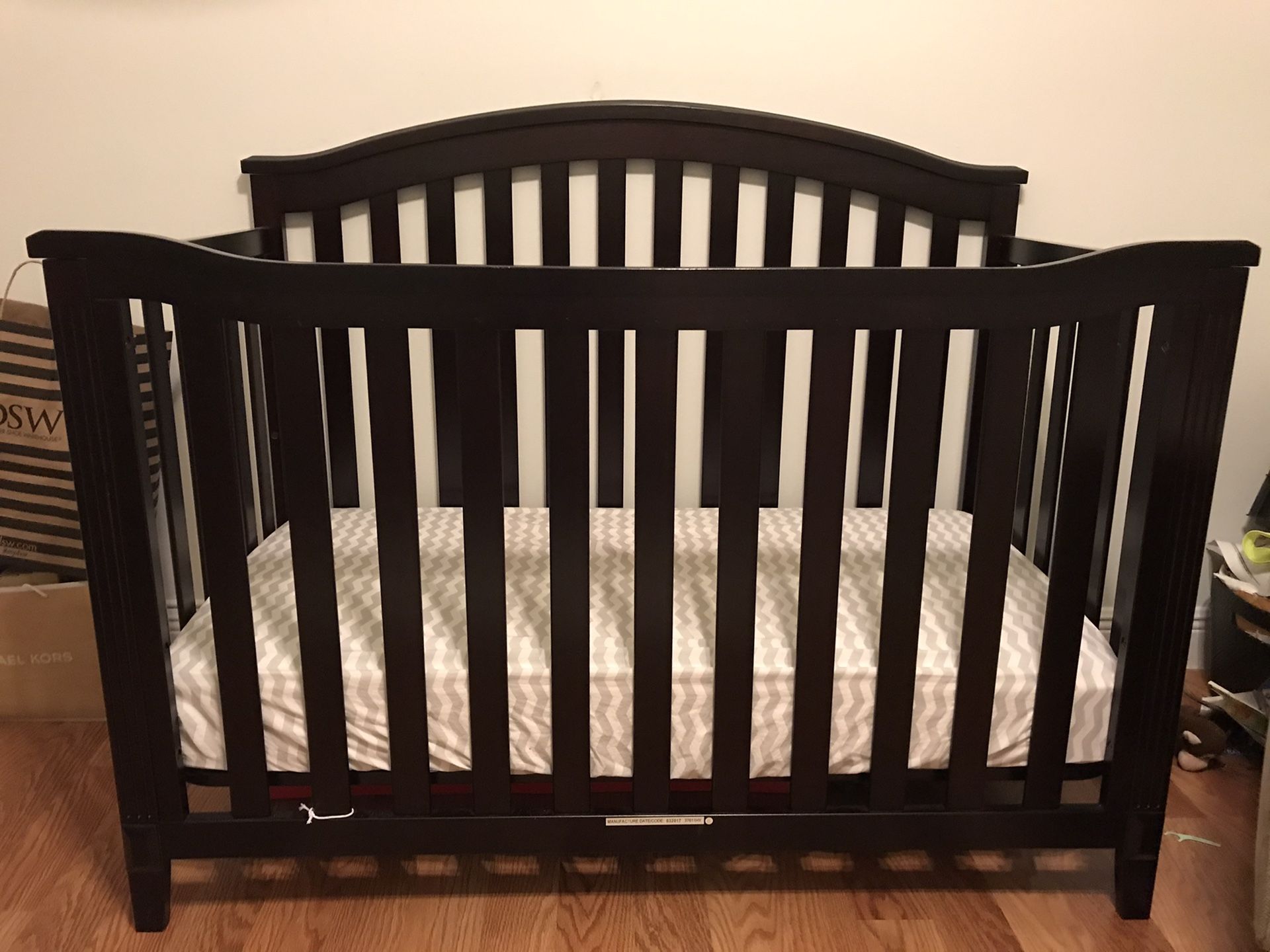 Crib with mattress