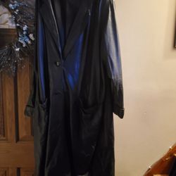 Leather  Coat Women's 3x