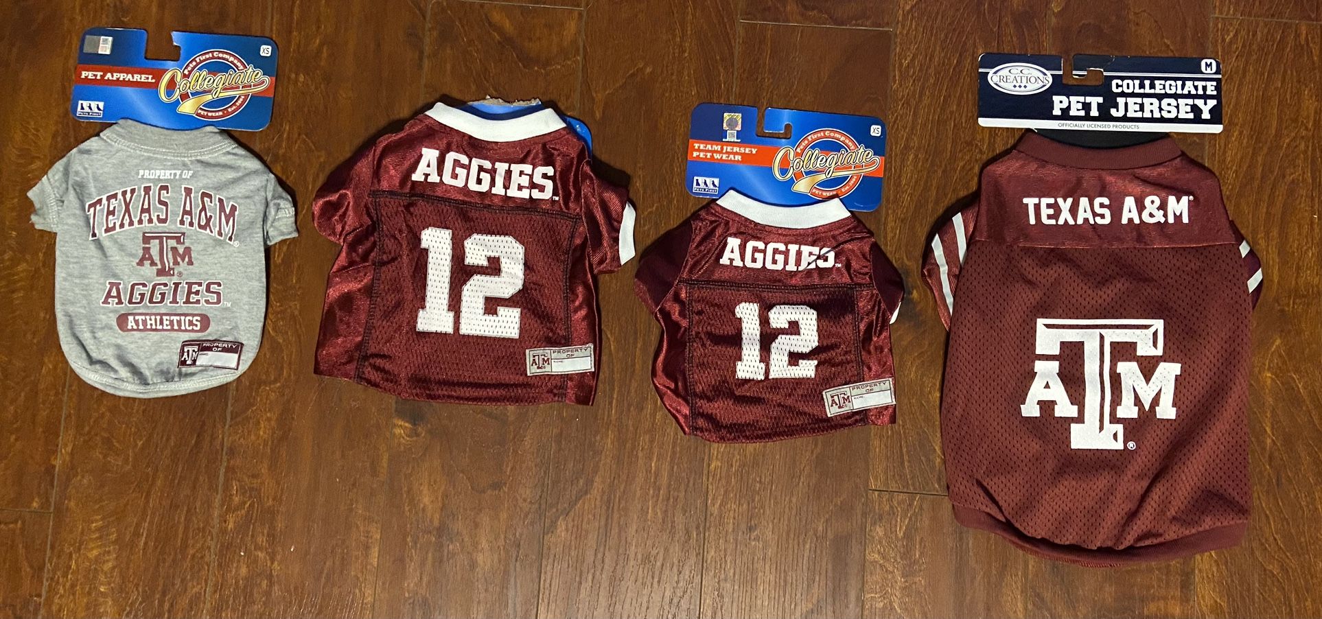 4 - TEXAS A&M PET APPAREL - CLICK ON PIC TWICE TO GET FULL VIEW - SEE DESCRIPTION