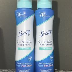 Secret Light&fresh Spray Deodorant Set