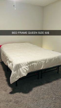 Queen Size Metal Bed Frame