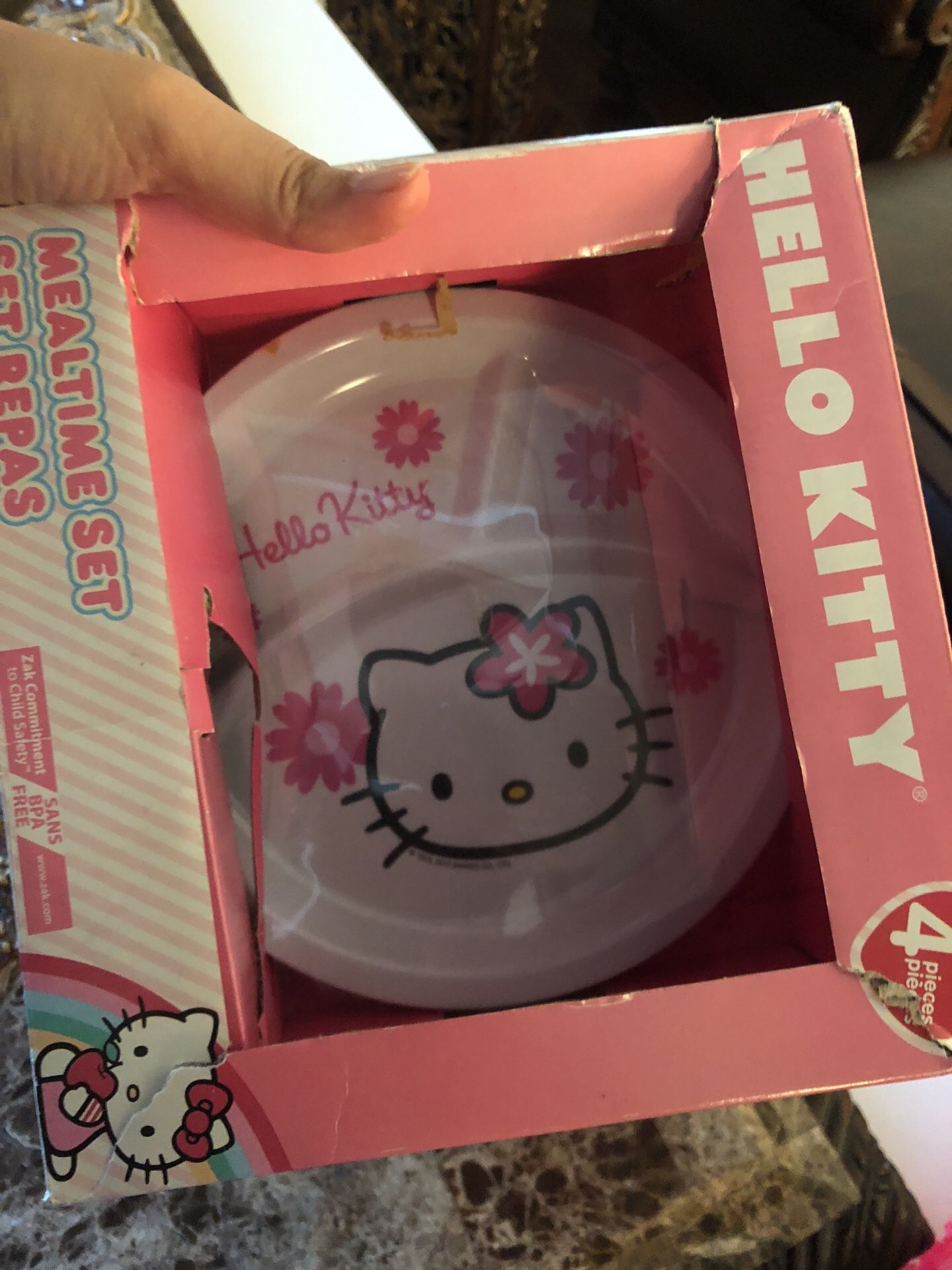 Hello kitty plate new
