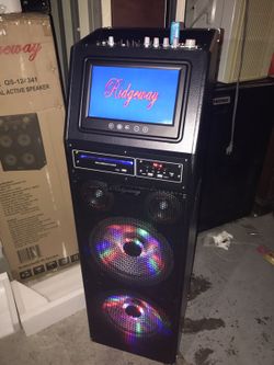 Equipo Con Dos Bocinas 10" y dvd