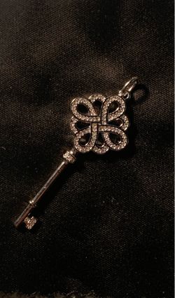 GRA CERTIFIED Moissanite and Sterling Silver Charm