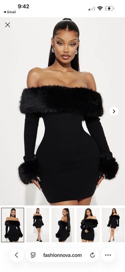 Fashion Nova Holiday Dress Size M