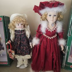 Antique Christmas Dolls From House Of Lloyd