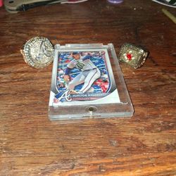 Collectors Card And 2 Fan Ring 