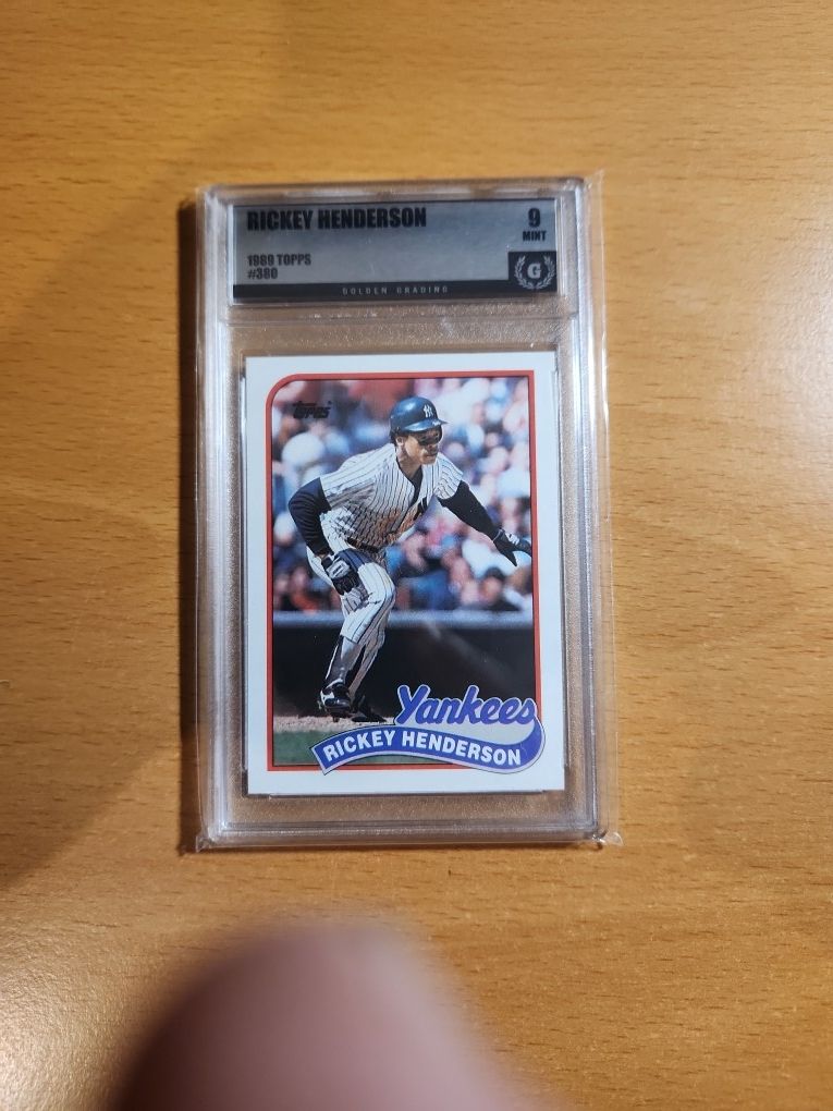 Topps 1989 Ricky Henderson
