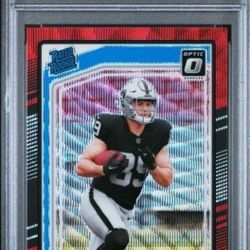 Iconic PSA 10 Rookie Optic Preview Red Wave Style Card For Brock Bowers!!