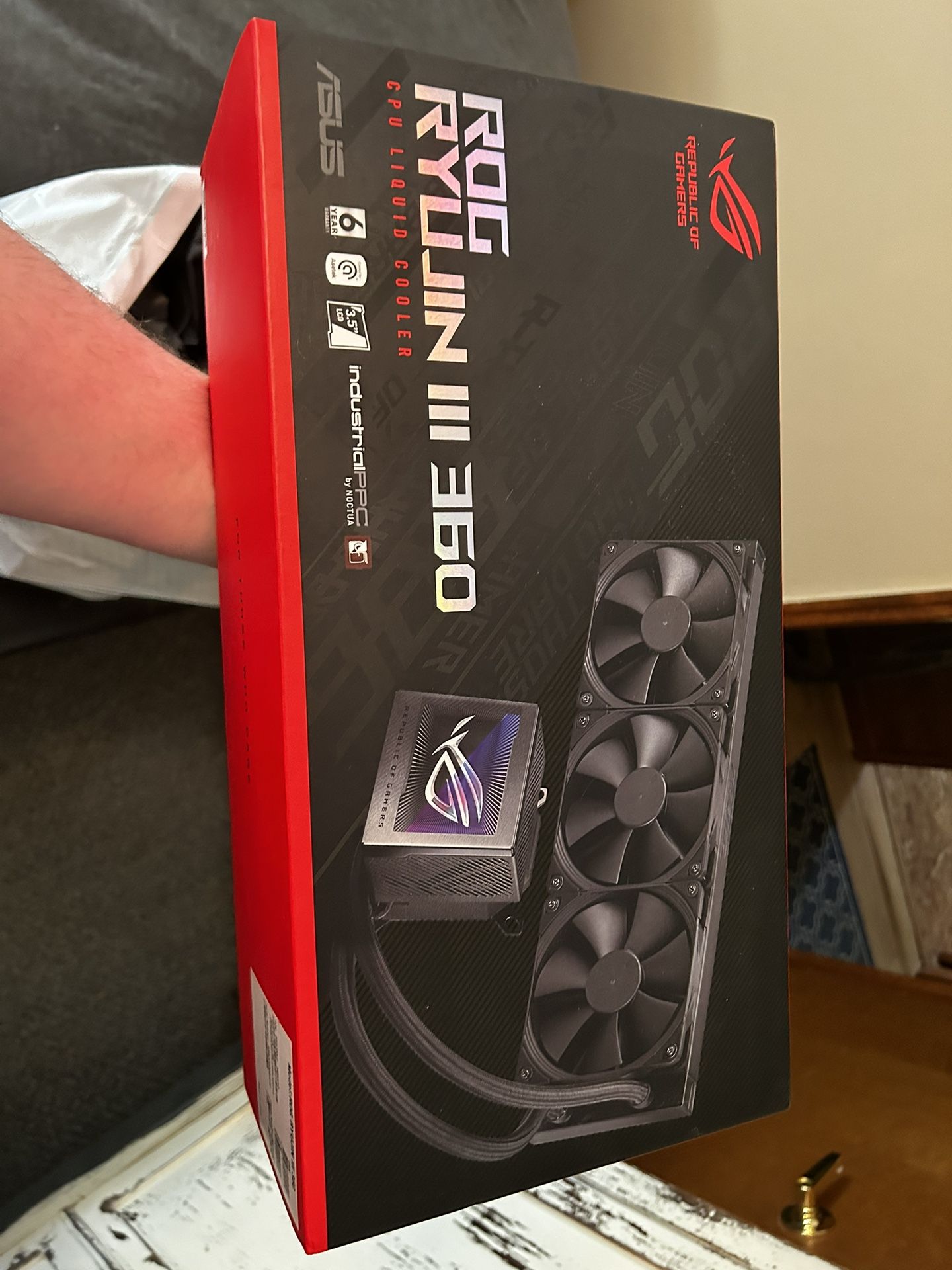asus rog ryujin iii 360 aio liquid cpu cooler