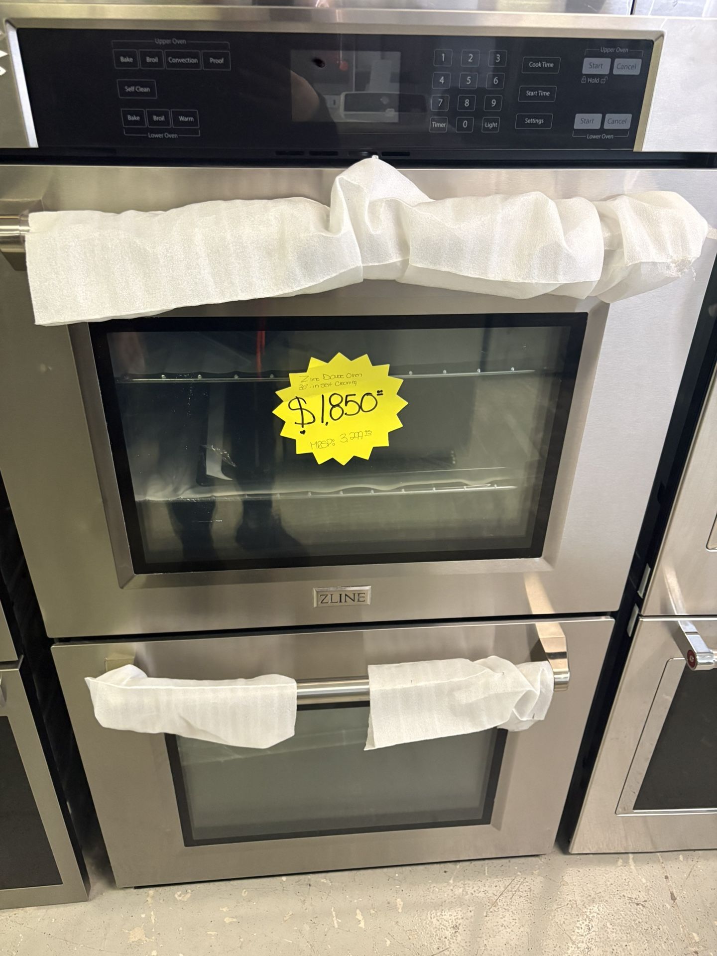 New- Zline wall Double Oven