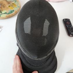 Medium Black Adult Fencing Mask Barley Used
