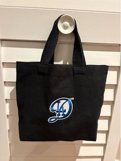 NEW! BLACK DODGERS TOTE BAG