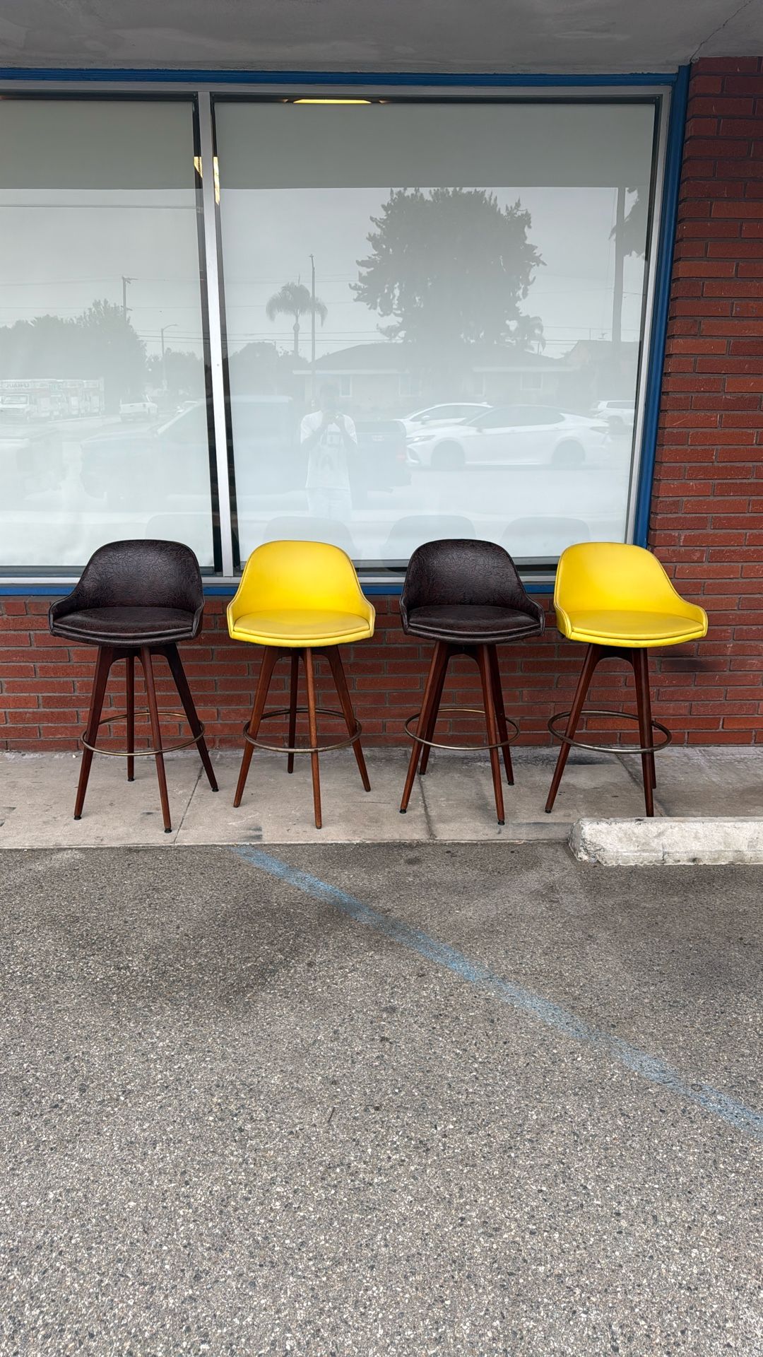 Mid Century Bar Stools