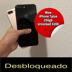 📱iPhone 7 Plus 256GB Desbloqueado de Fabrica Funciona genial. Funciona genial. Envíame un mensaje para la dirección de la tienda, vendemos muchos tel