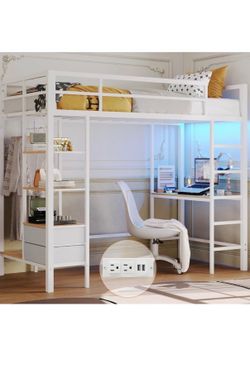 Twin loft bed